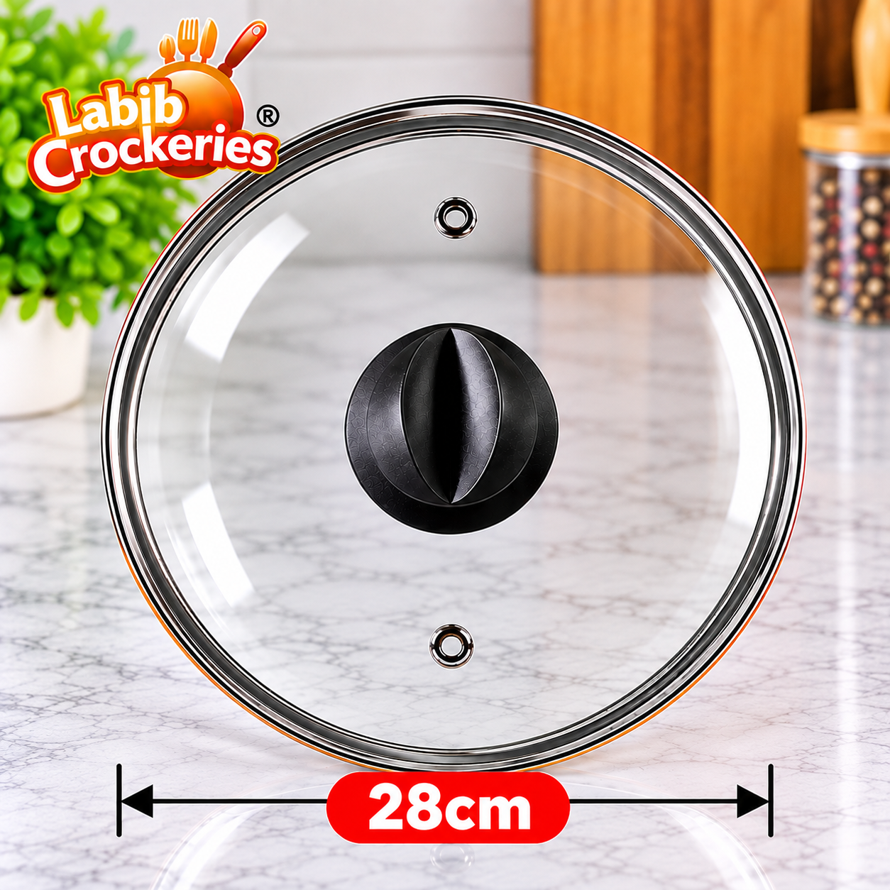 28cm Glass Lid